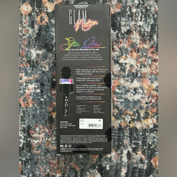 Glam Motion Wireless Microphone 🎤 - Picture 3 of 5